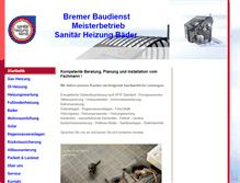 Tablet Screenshot of bremer-baudienst.de